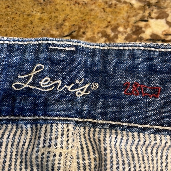 Levi’s engineer stripe denim skirt size 28 - Picture 5 of 10